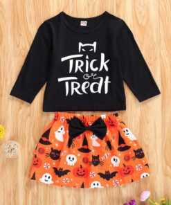 Trick Or Treat Top and Skirt