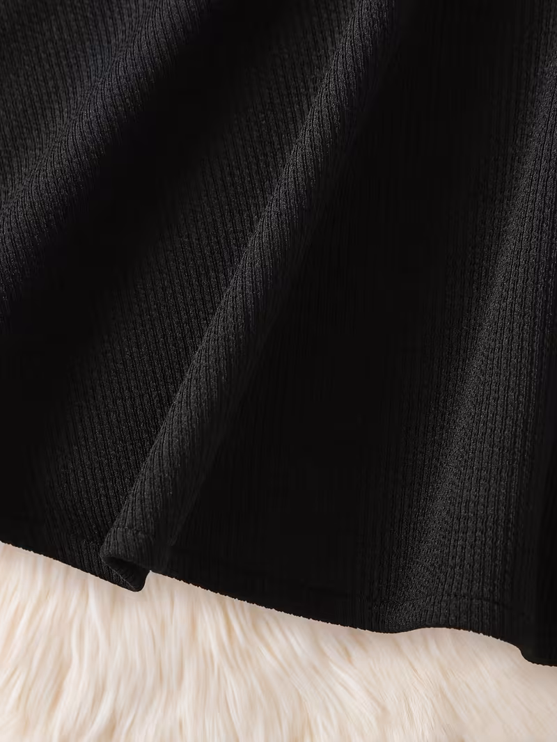 Black Dress with White Collar - Image 6