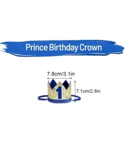 Alternative view of Birthday Crown Blue