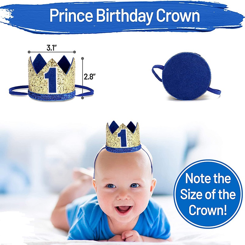 Birthday Crown Blue