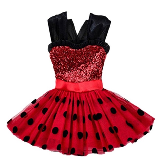 M Ladybug polka dress with 2 accessories - Image 6