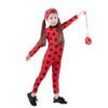 M Ladybug polka bodysuit with accessories