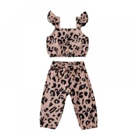 Matching leopard pants and top