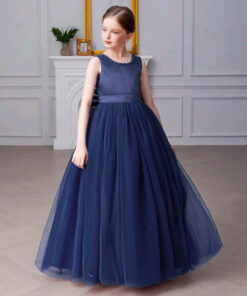 Navy Special Occasions Ball Gown - Image 5