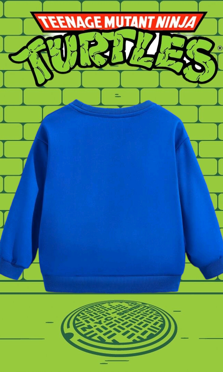Ninja Turtles Long Sleeve Crewnek Top - Image 7