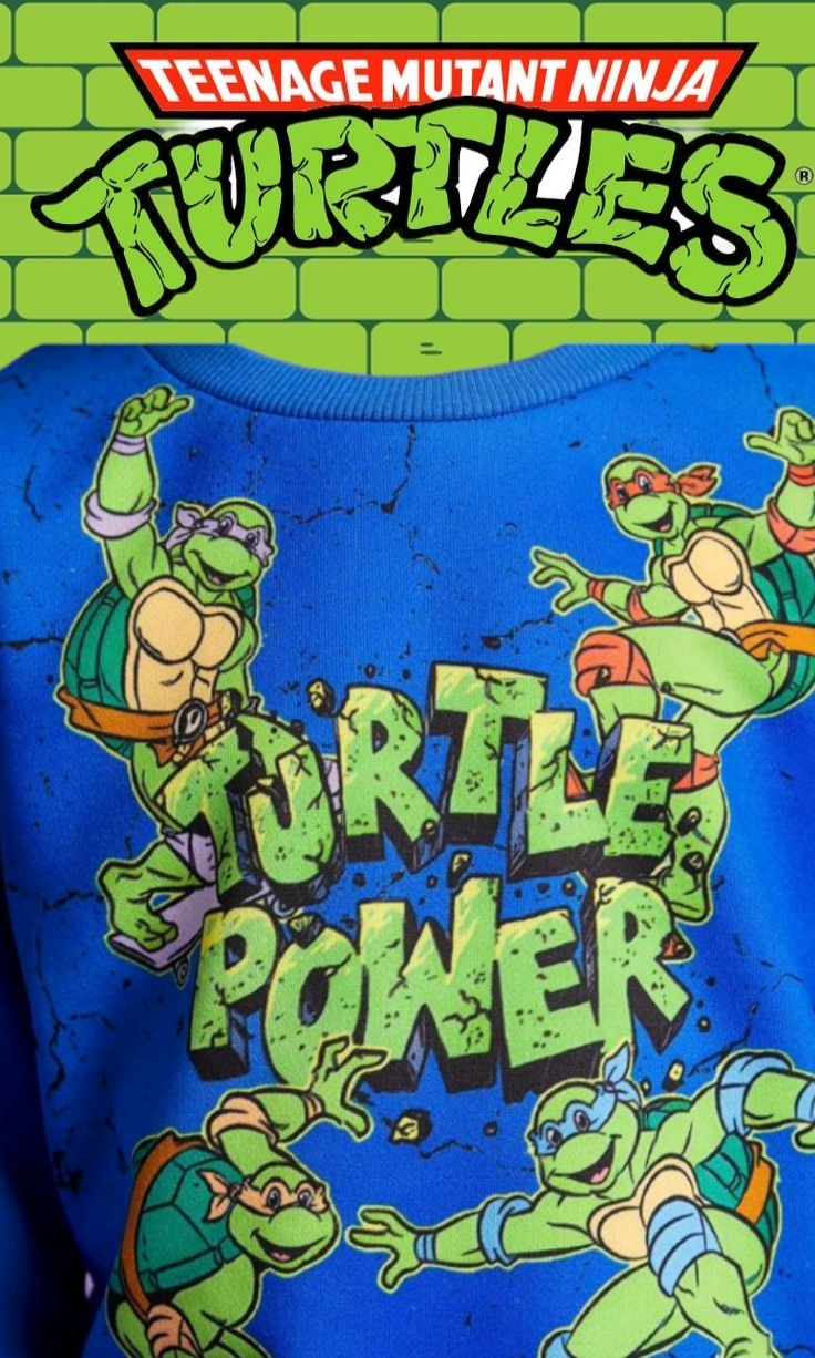 Ninja Turtles Long Sleeve Crewnek Top - Image 6