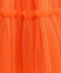 Orange Ruffle Special Occasions Dress - Image 8