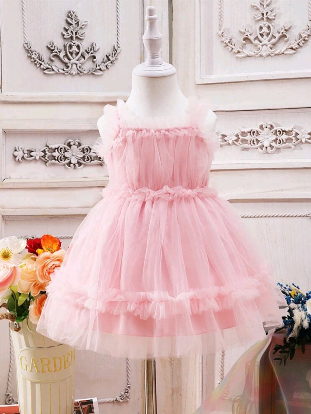 Pink Ruffle Dress - Image 4
