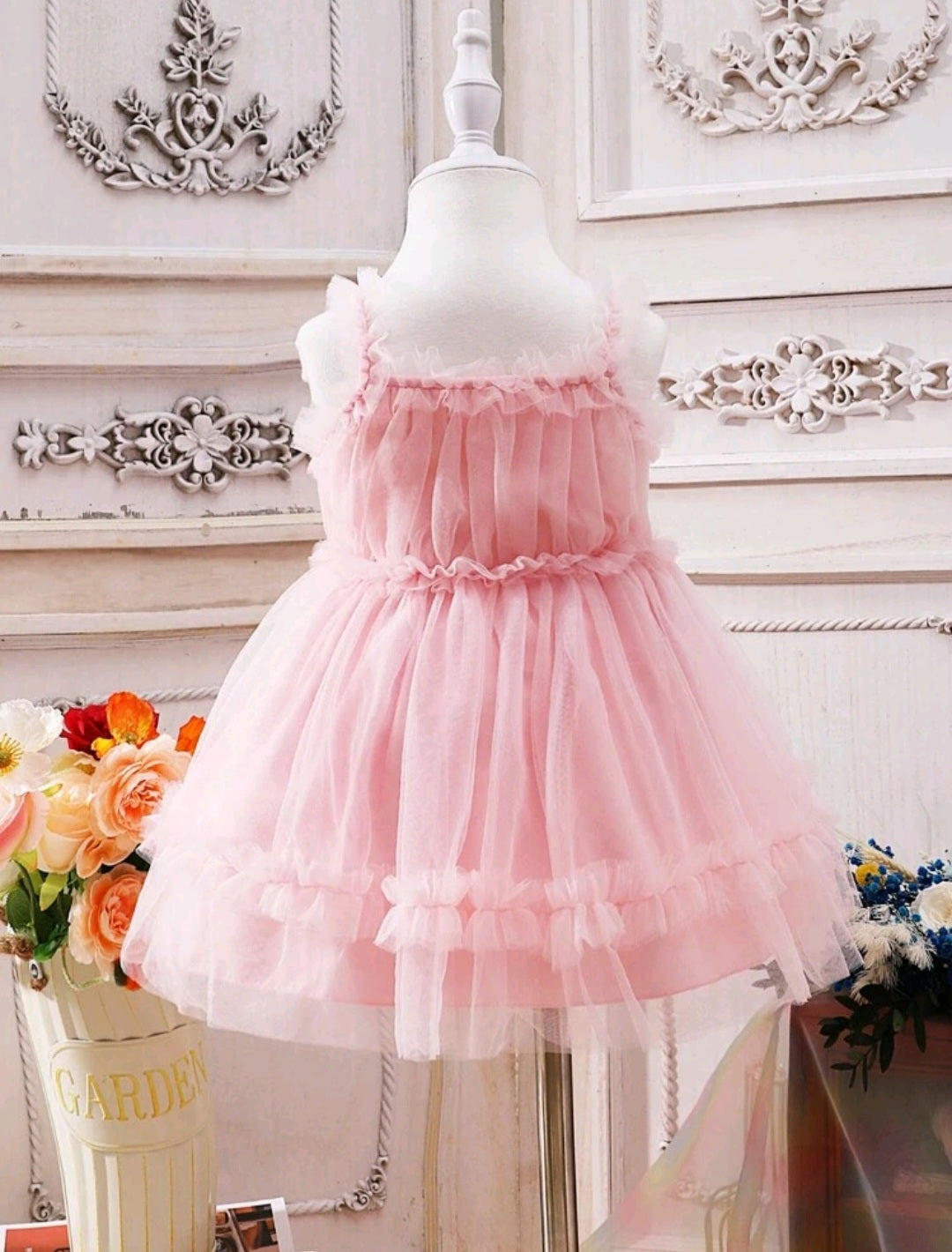 Pink Ruffle Dress