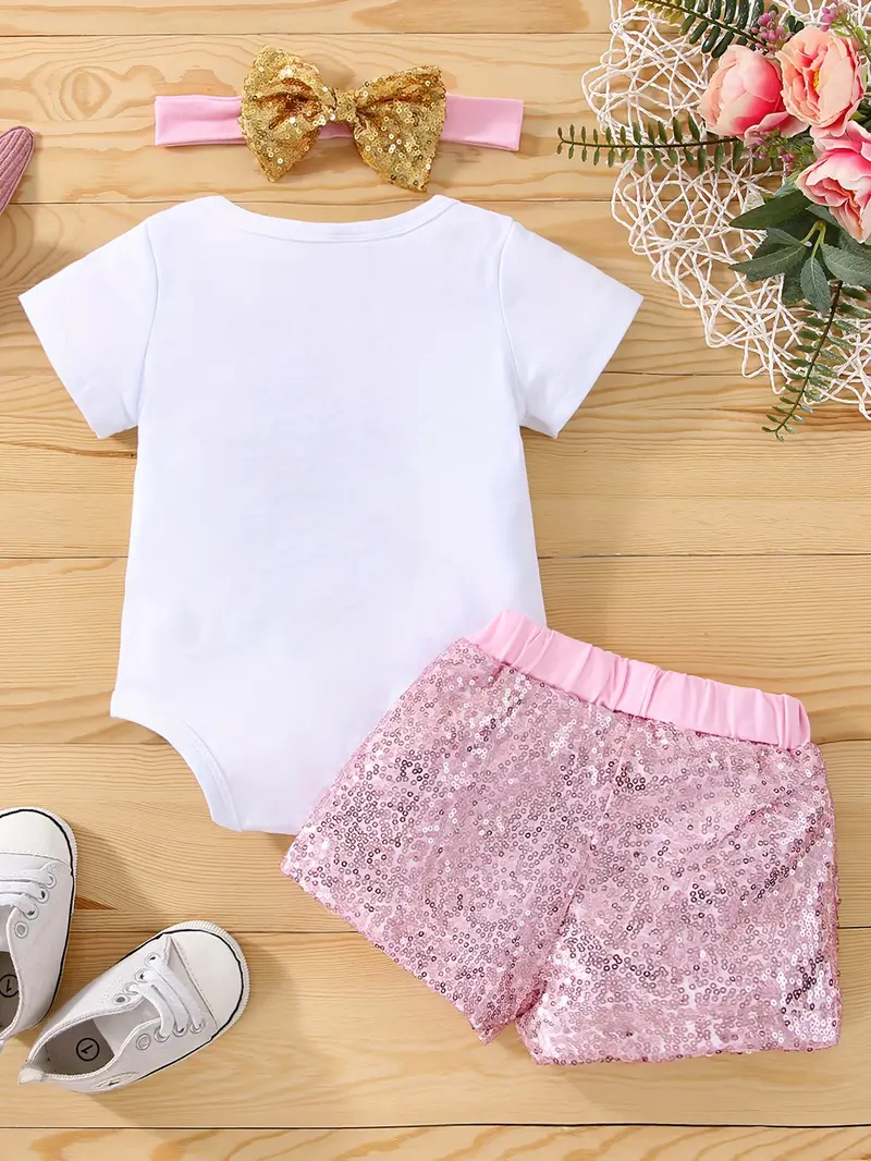Pink sweet one summer set(6-12m) - Image 2