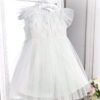 Romantic White Lace Tulle Dress
