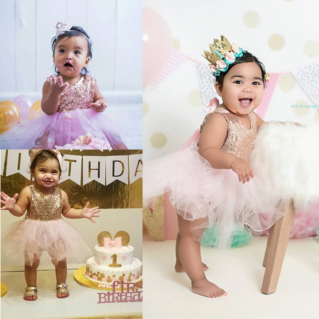 Pink and Sequins Romper with Romantic Tutu - Image 10