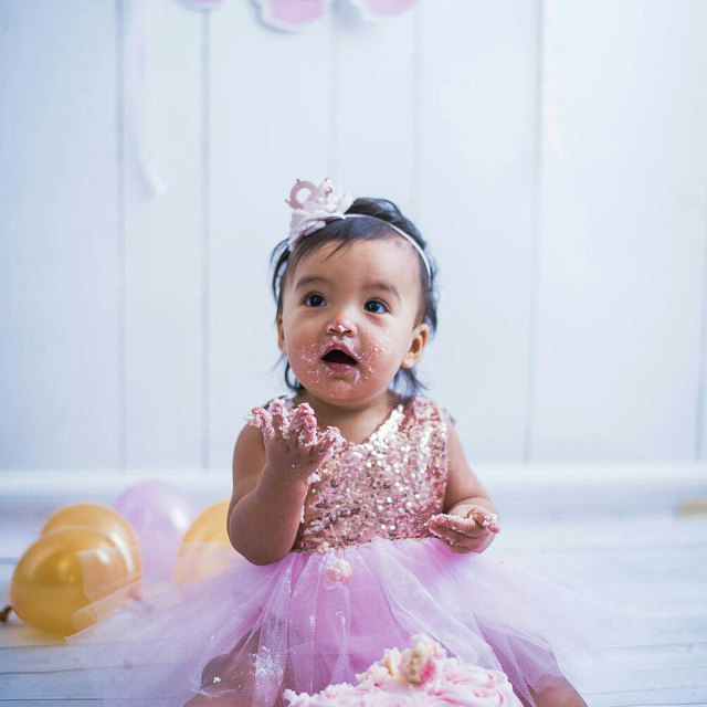 Pink and Sequins Romper with Romantic Tutu - Image 3