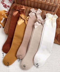 Boho Bow Socks 3-6Y