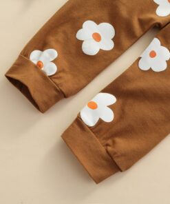 Tan flower tracksuit - Image 3