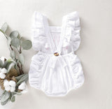 First Birthday White Romper - Image 6