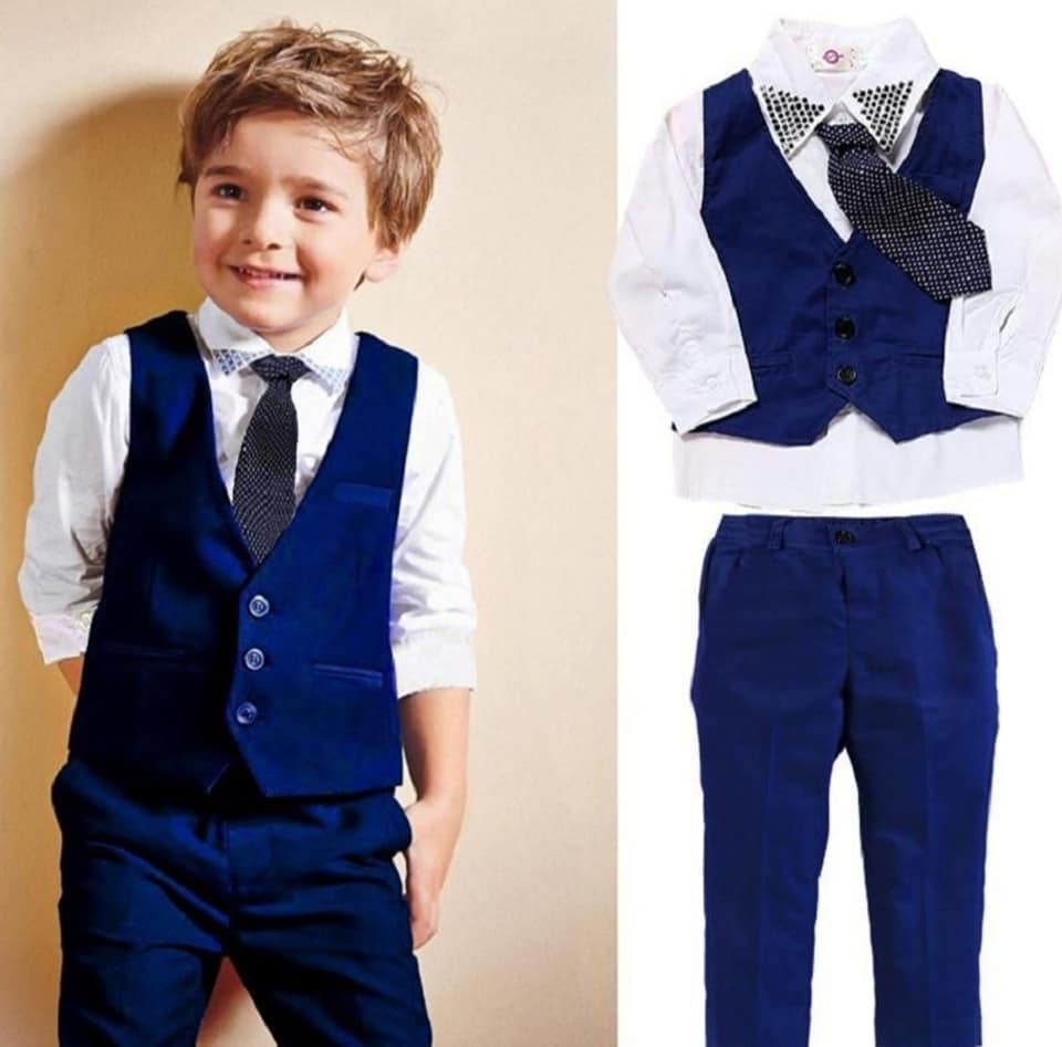 Navy 4PSC Gentlemen Suit