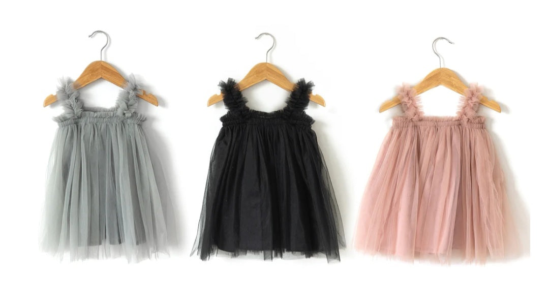 Gray Tulle Dress - Image 12