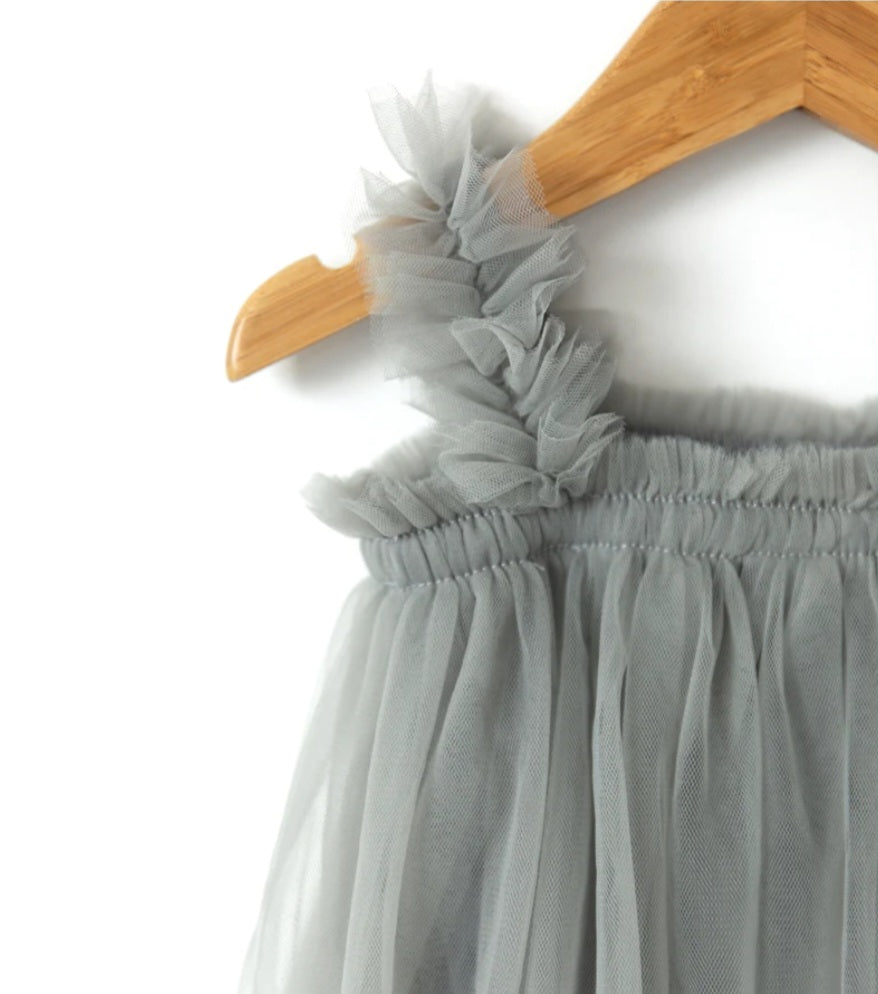 Gray Tulle Dress - Image 9