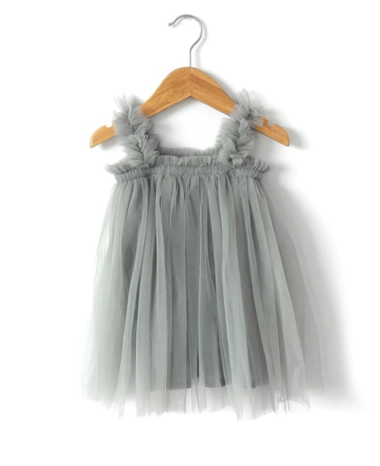 Gray Tulle Dress - Image 8