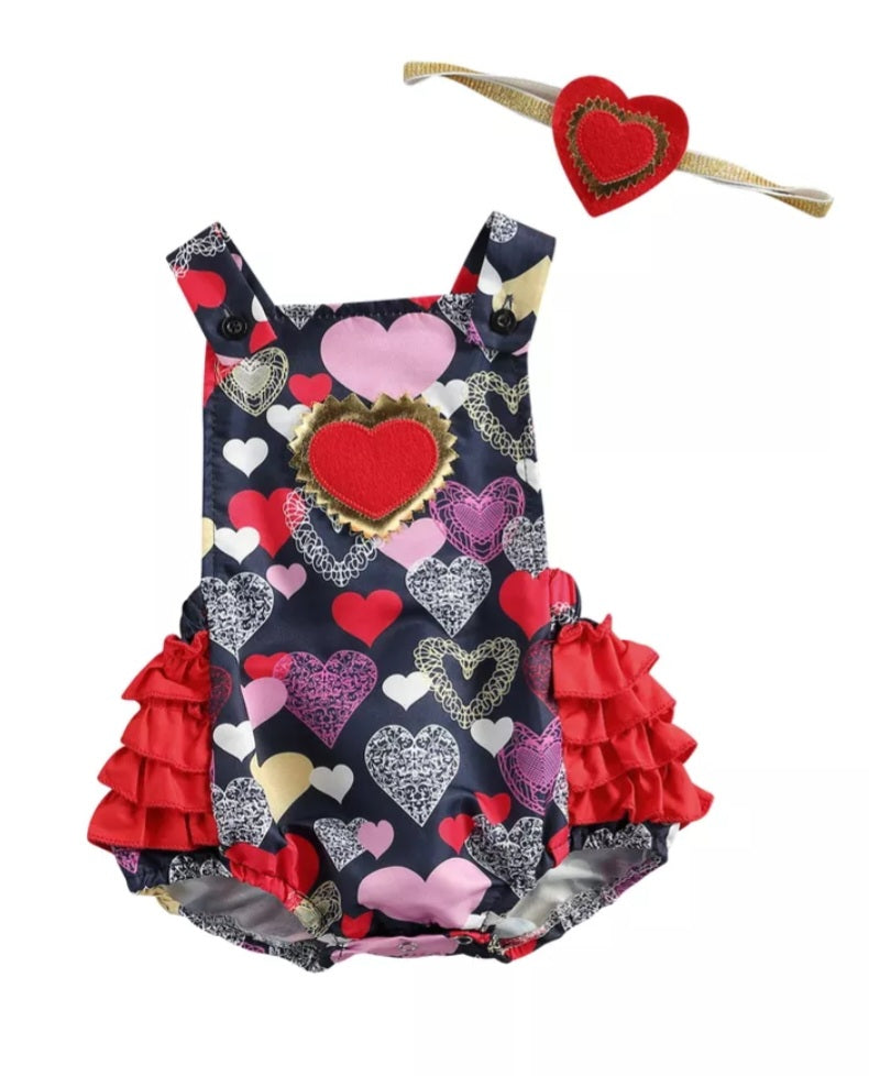 Love Romper and Headband - Image 2