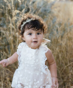 Vintage Lace Romper Ivory - Image 6