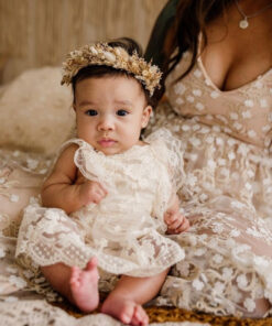 Vintage Lace Romper Ivory - Image 4