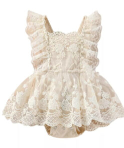 Vintage Lace Romper Ivory - Image 2