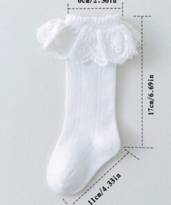 White Ruffle Lace Socks - Image 4