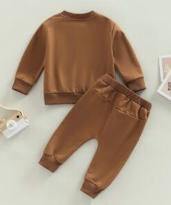 Toffee Gratitude Crewnek Tracksuit - Image 3