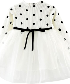 Winter polka tulle dress - Image 5
